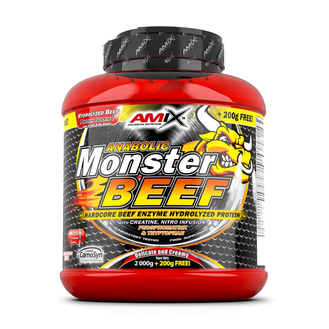 Протеїн Amix Nutrition Anabolic Monster Beef Protein Полуниця-банан, в порошку, 2.2 кг